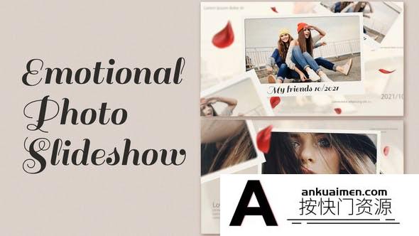 [相册AE模板]拍立得相册片头AE模板- Emotional Memories Photo slideshow