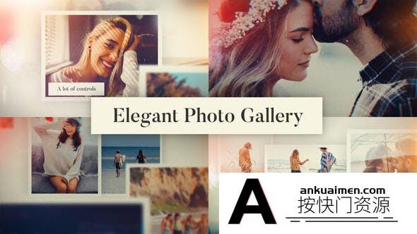 [开场片头]优雅复古照片相册回忆片头AE模板- Elegant Photo Gallery