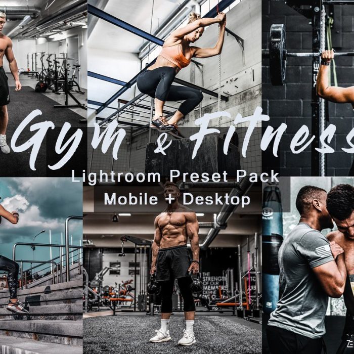 [人像LR预设]健身运动人像调色LR预设/手机版LR预设 Gym & Fitness | Lightroom