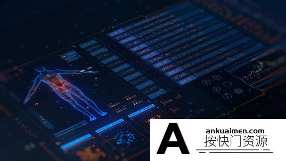 [HUD模板]10组完整HUD界面UI科技动画AE模板- Futuristic Head Up Display Interfaces