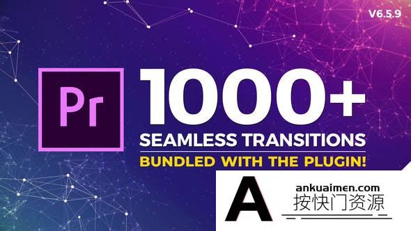 [Premiere转场]PR脚本-1000+信号损坏移动扭曲冲击摄像机PR无缝转场预设V6.5.9