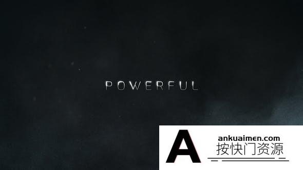 [开场片头]大气线条描边扫光文字标题动画AE模板- Line Trailer Titles