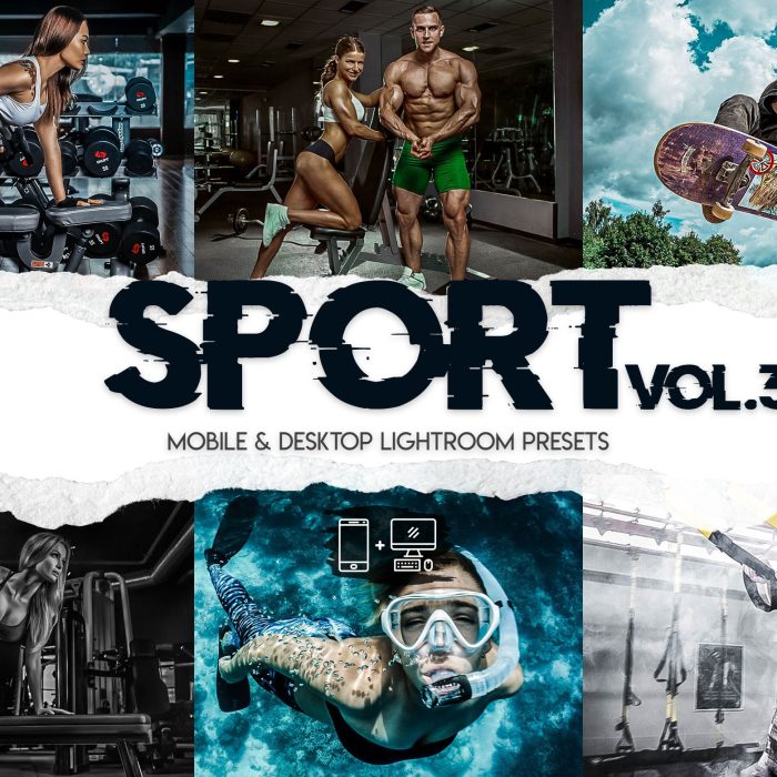 [人像LR预设]15个健身房运动人像后期调色Lightroom预设 Sport Lightroom Presets Vol. 3