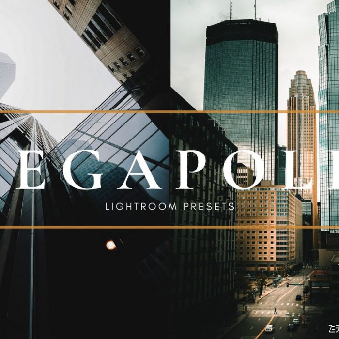 [风光LR预设]城市建筑风光后期调色Lightroom预设 Megapolis Lightroom Presets