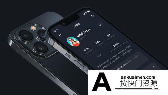 [APP模板]iPhone手机APP宣传展示片头AE模板- App Mockup Promo