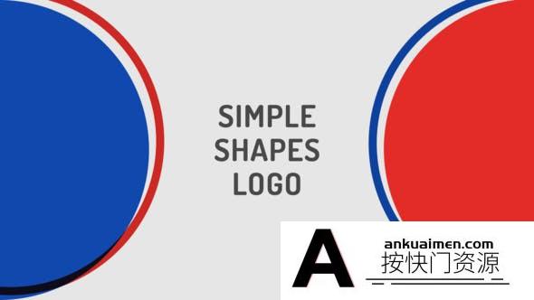 [Premiere模板]PR模板-创意点线条弹跳动画视频剪辑动画模板 Simple Shapes Logo