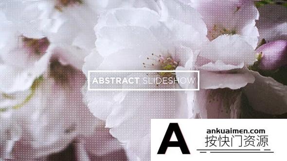 [三维AE模板]三维视差图片展示幻灯片开场 AE模板-Abstract Slideshow