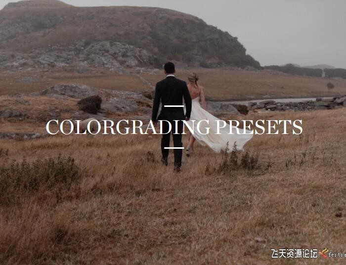 Maru Films LUT预设-电影感纪实婚礼跟拍LUT预设/FCPX/PR/PS调色预设