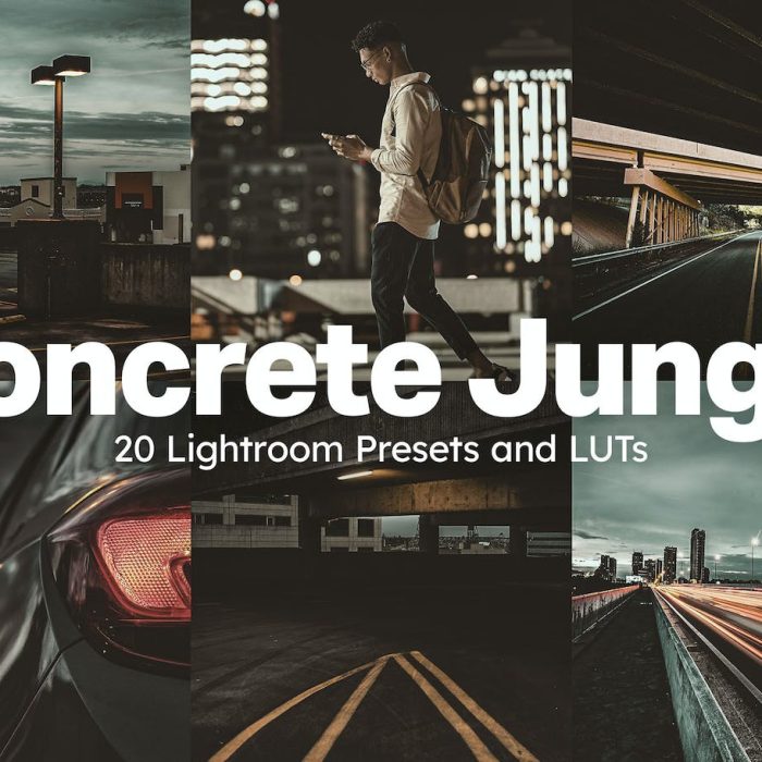 [风光LR预设]20个城市建筑风光摄影AI智能Lightroom预设和电影调色LUT预设