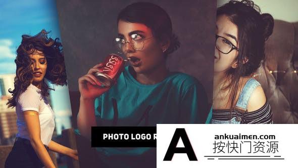 [相册AE模板]图片相册展示Logo动画AE模板- Photo Logo Reveal