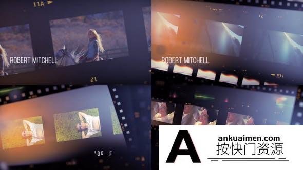 [开场片头]复古胶片回忆视频片头AE模板- Opening Titles Film Slideshow