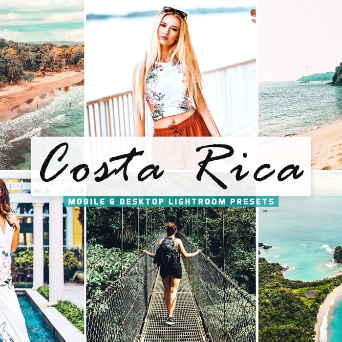 [旅拍LR预设]哥斯达黎加旅拍明亮色调LR预设/手机LR预设 Costa RicaLightroom