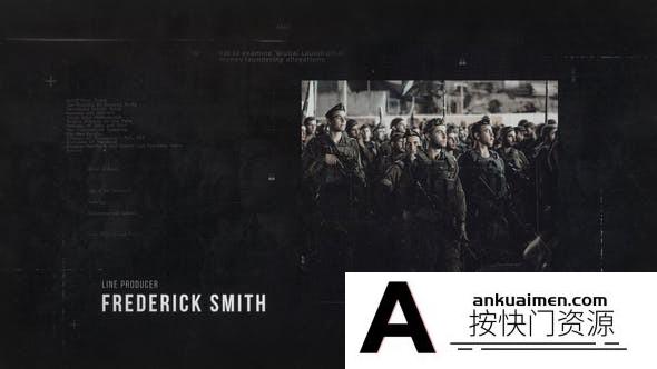 [开场片头]事件记录时间线图片展示片头AE模板- Documentary Timeline Promo