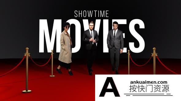 [宣传推广]电影走秀人物介绍片头AE模板- Showtime Cinema Promo
