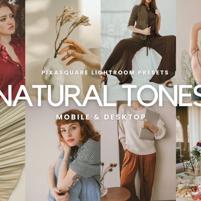 [人像LR预设]自然色调Lightroom 预设 Natural Tones Lightroom Presets