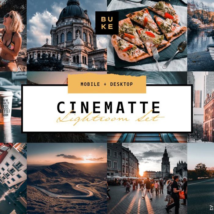 [风光LR预设]史诗电影风格风景后期LR预设+APP预设 Cinematic Lightroom Presets