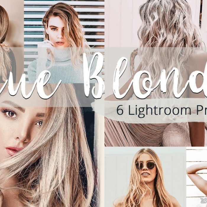 [人像LR预设]通透明亮金发女郎人像Lightroom预设 True Blonde – Lightroom Presets