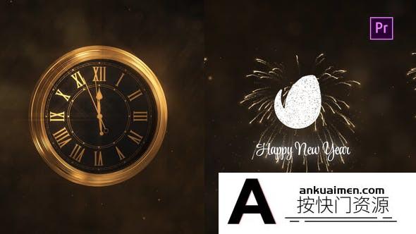 [Premiere模板]PR模板- 新年独特倒计时片头模板 New Year Unique Countdown