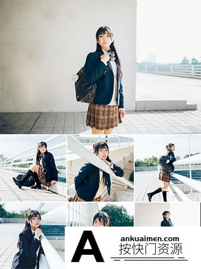 [日系LR预设]学院制服jk日系小清新Lightroom预设