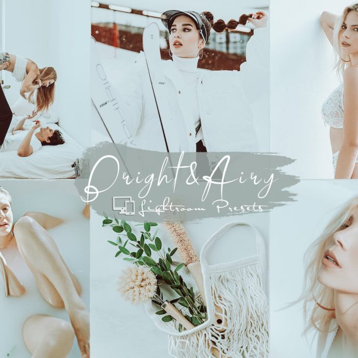 [人像LR预设]明亮通透INS中性灰人像Lightroom预设 Bright and Airy Lightroom Presets