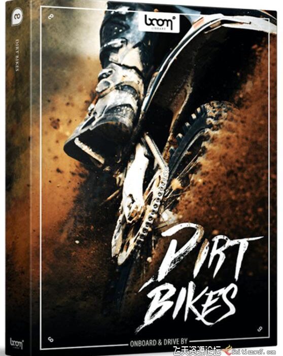 [音效素材]Boom Library – Dirt Bikes游戏机车越野摩托车轰鸣发动机音效素材