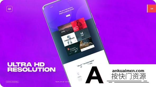 [APP模板]时尚安卓手机APP包装宣传片头AE模板- Android Mockup – Package