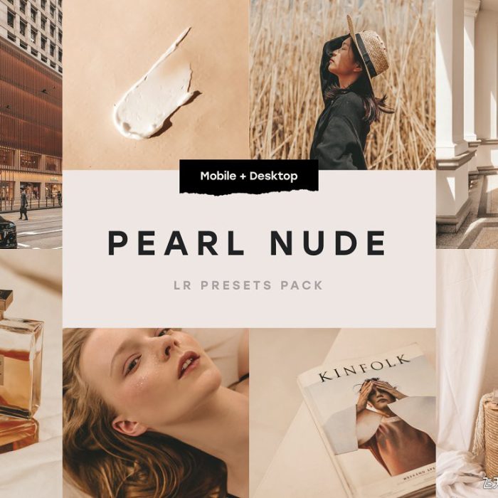 [人像LR预设]粉彩珍珠裸色调INS流行色LR预设BukeShop Pearl Nude Lightroom Presets