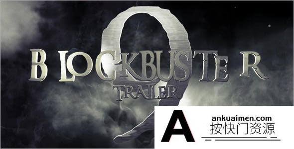 [开场片头]云层穿梭文字图片宣传片头AE模板-第九套 Blockbuster