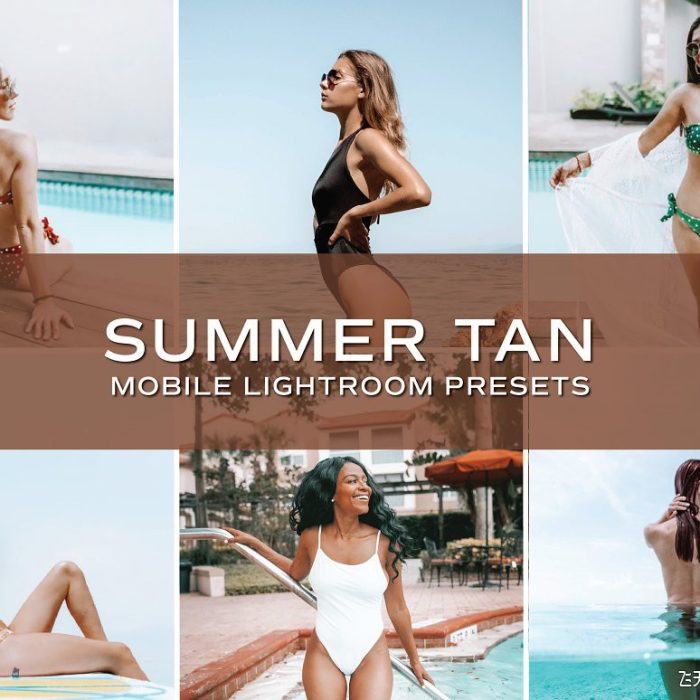 [旅拍LR预设]夏季棕褐色旅拍写真人像Lightroom预设/手机APP滤镜 Summer Tan Presets