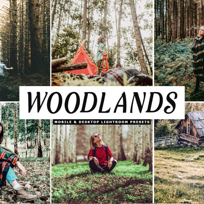 [风光LR预设]丛林探险旅拍风景Lightroom预设/APP预设 Woodlands Lightroom Presets