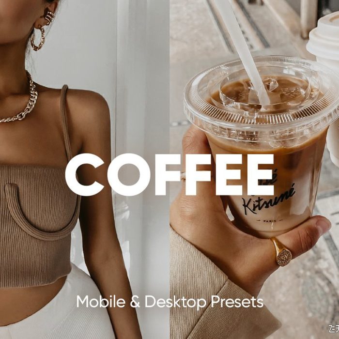 [人像LR预设]时尚咖啡色调人像后期调色 Lightroom预设 COFFEE LIGHTROOM PRESETS