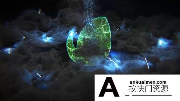 [logo模板]闪电烟雾Logo动画AE模板- Smoke Lighting Logo Reveal