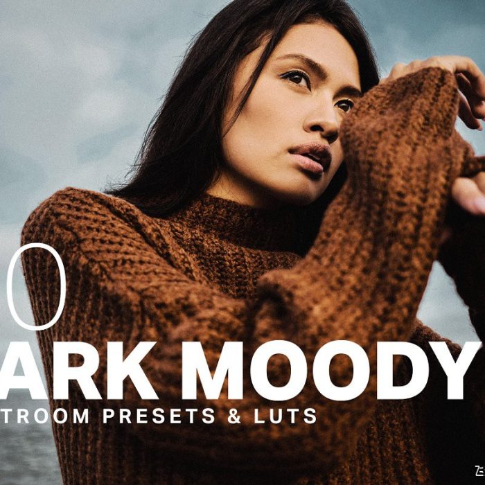 [人像LR预设]阴郁情绪人像胶片LR预设/APP+LUT预设Dark Moody Lightroom Presets LUTs