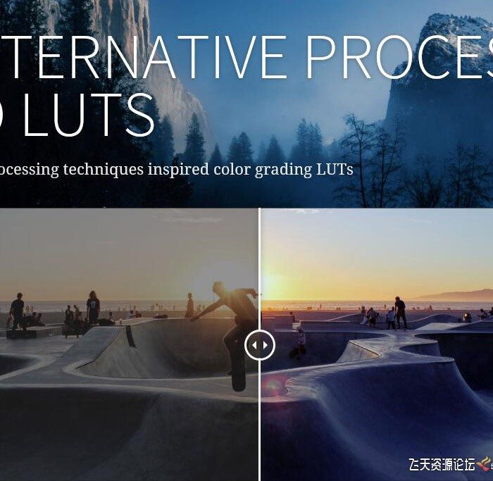 电影调色 3D Luts预设 Alternative Process 3D Luts Win/Mac