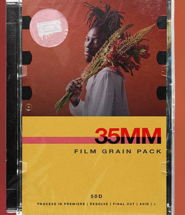 [高清视频素材][素材发布]35毫米老电影胶片噪点颗粒叠加6K视频素材 35mm Grain Pack