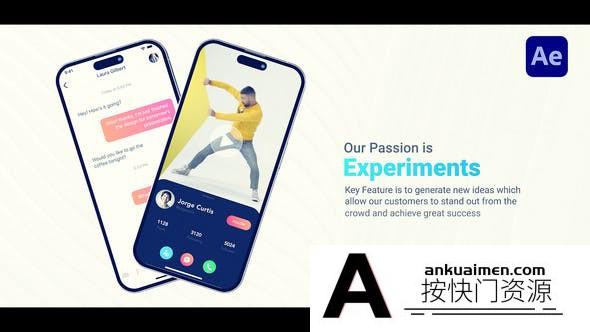 [APP模板]iPhone 14手机APP宣传片头动画AE模板- App Promo – Phone 14 Pro