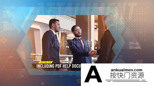 [栏目包装]企业公司视频宣传包装片头AE模板- Modern Corporate Slideshow