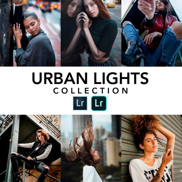 [人像LR预设]城市旅拍人像后期调色lr预设Alessandro Marinho – Urban Lights Collection