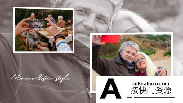 [相册AE模板]回忆照片相册展示片头AE模板- Memorial Photo Slideshow