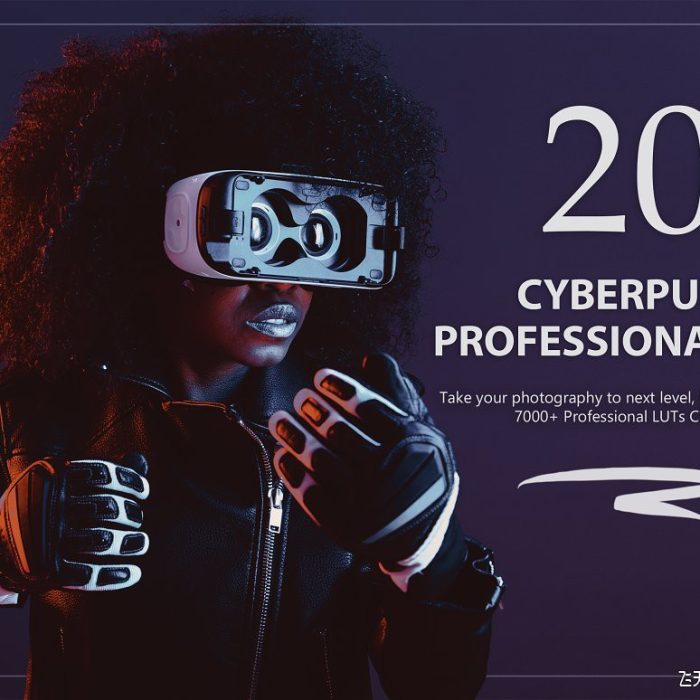 LUT预设-20个赛博朋克LUT预设包 20 Cyberpunk LUTs Pack