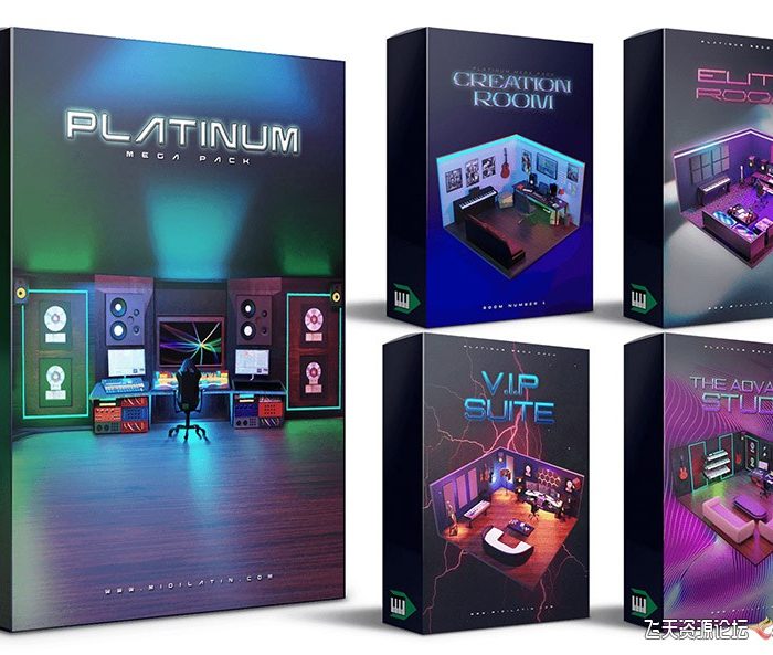 [音效素材]超大采样和MIDI白金包音效素材 Midilatino – Platinum Mega Pack