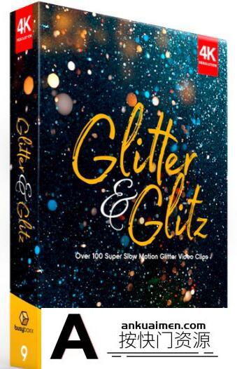 [高清视频素材][素材发布]BusyBoxx-V09 104组唯美发光闪烁粒子粉尘超级慢动作4K视频素材