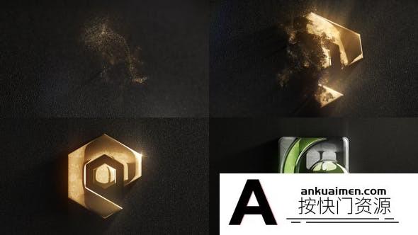 [logo模板]粒子汇聚Logo动画AE模板- Premium Particle Logo