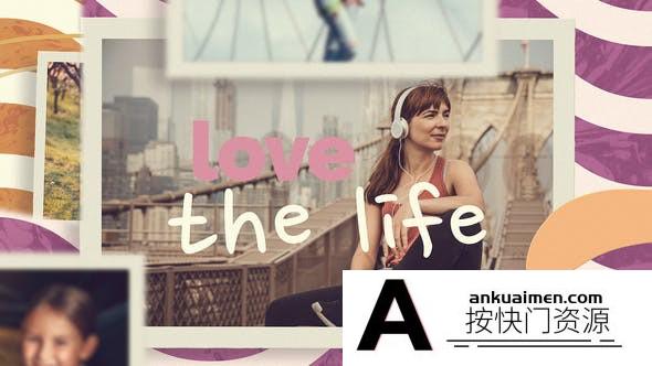 [相册AE模板]美好回忆照片相册片头AE模板- Memories Slideshow