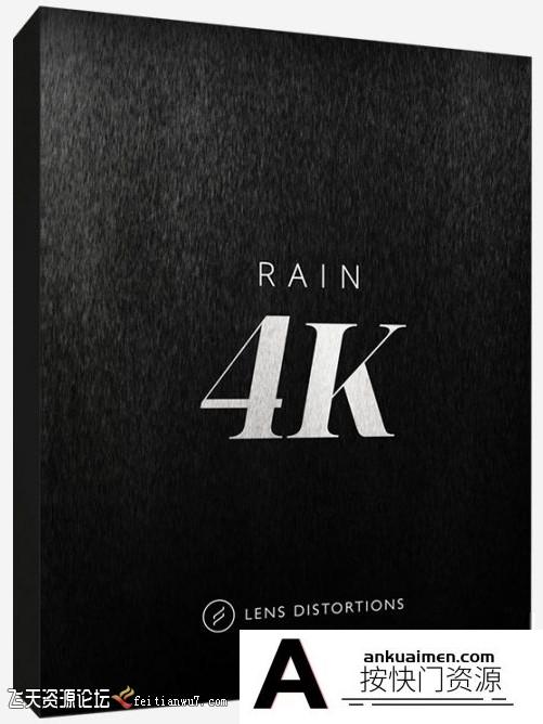 [高清视频素材][素材发布]25组制作下雨场景雨水效果4K视频素材Lens Distortions – Rain 4K