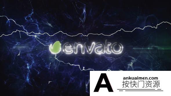 [logo模板]大气电流Logo动画AE模板- Blockbuster Logo
