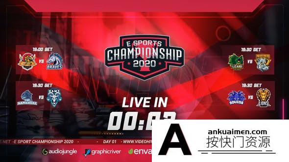 [栏目包装]电子竞技赛事包装动画AE模板- Esport Broadcast Package