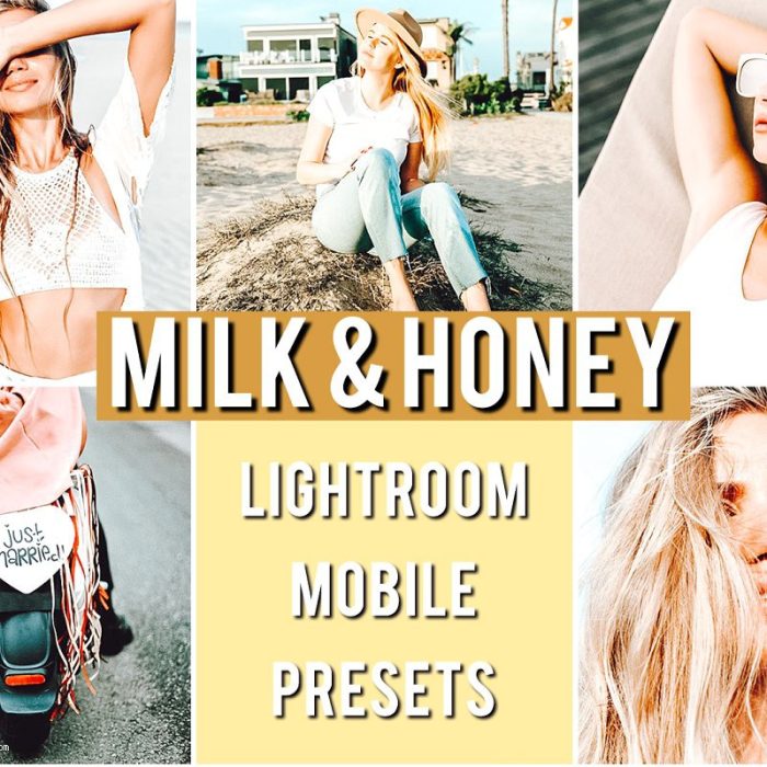 [手机版lr预设]MILK＆HONE饱和的人像肤色手机版Lightroom预设Adobe Camera Raw预设