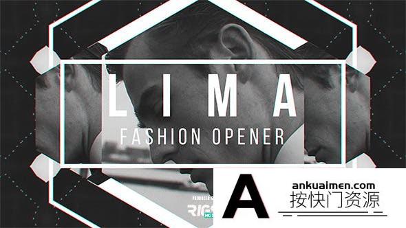 [MG模板]创意时尚图形遮罩视频开场AE模板- Fashion Opener