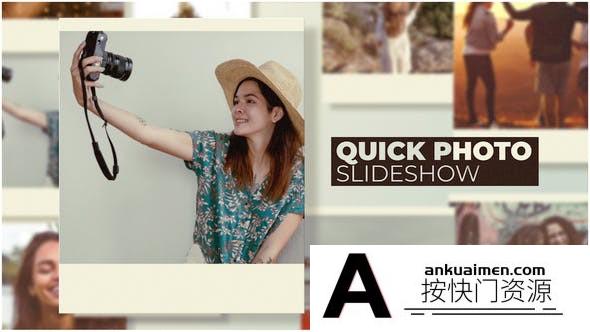 [相册AE模板]拍立得照片相册展示片头AE模板- Photo Slide